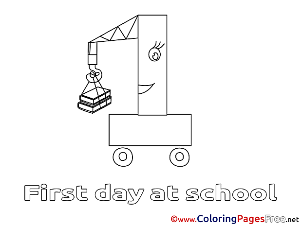 School for Children free Coloring Pages