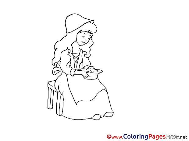 Cinderella free printable Coloring Sheets