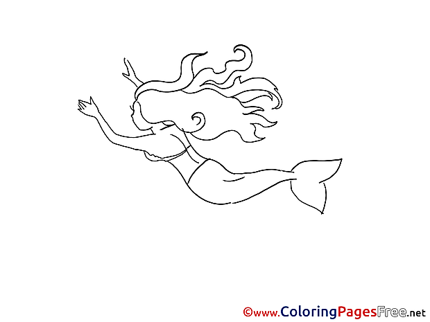 Little Mermaid Coloring Pages for free