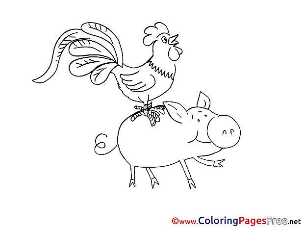 Animals for Children free Coloring Pages