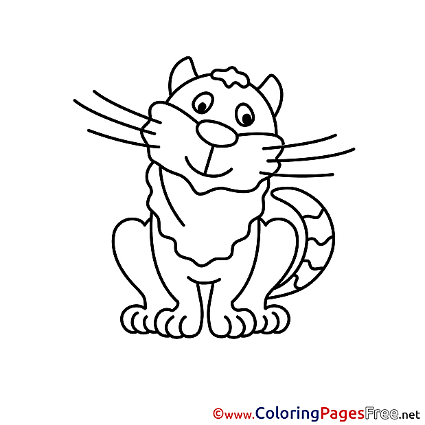 Cat Coloring Pages for free