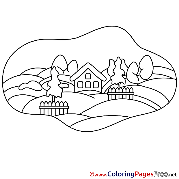 Flield Children Coloring Pages free
