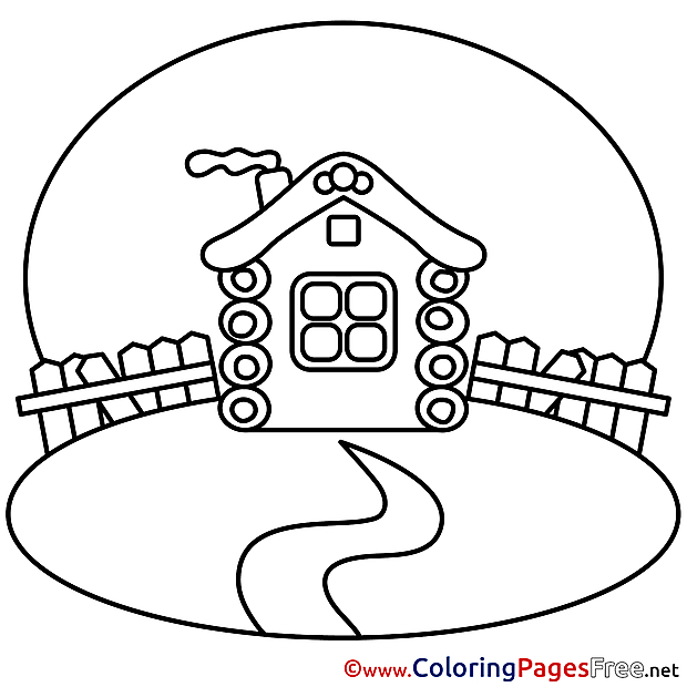 House printable Coloring Sheets download