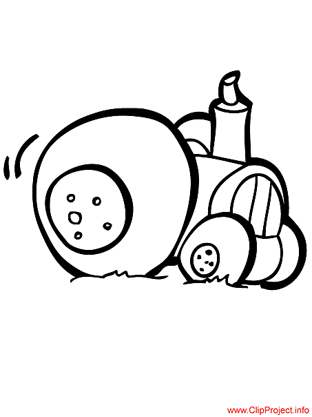 Tractor image to color for free