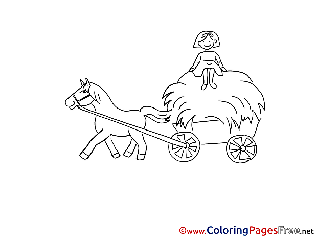 Wagon printable Coloring Pages