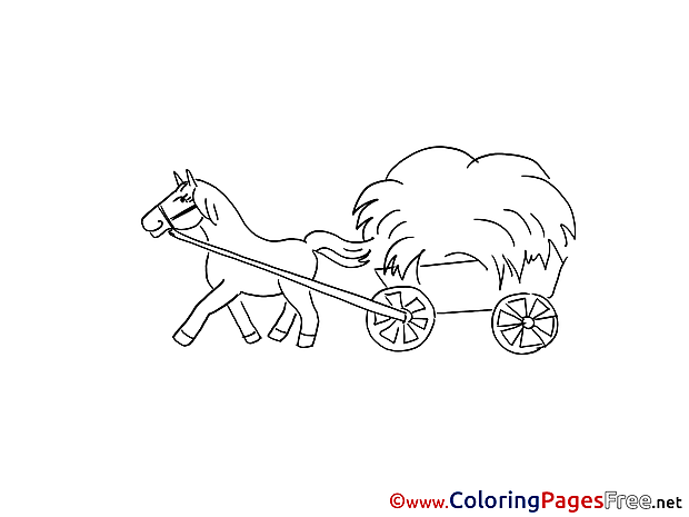 Wagon printable Coloring Pages for free