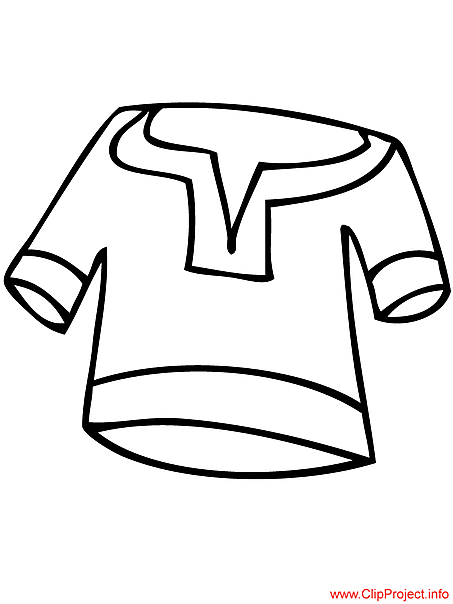 Shirt coloring page