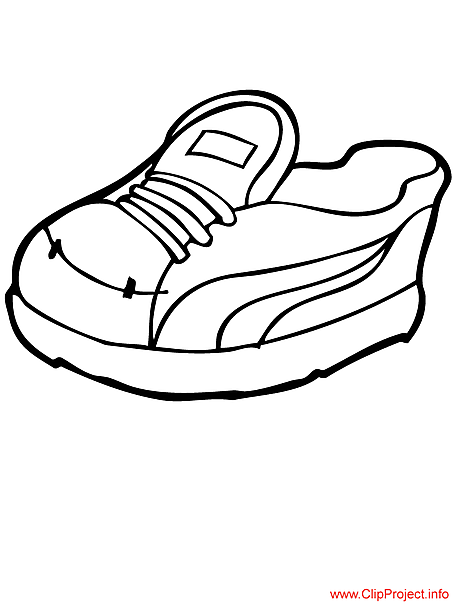 Shoes to color image