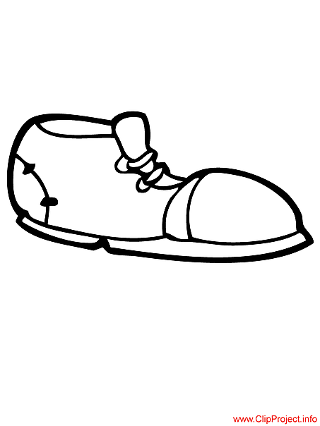 Sneakers picture to coloring