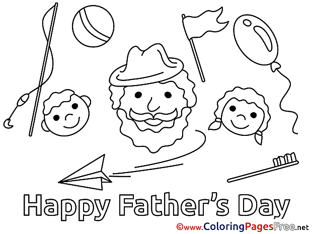 Holiday Coloring Sheets Father's Day free