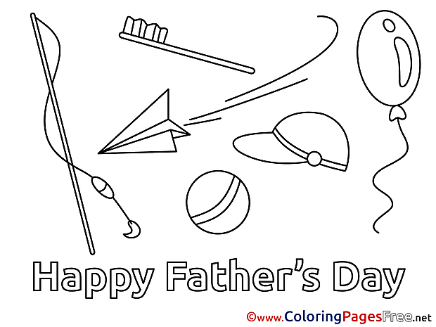 Holiday Father's Day Coloring Pages download