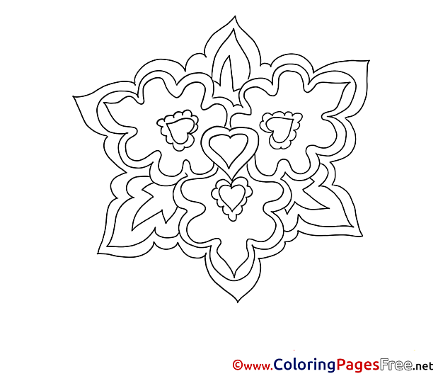 Coloring Sheets Flowers download free