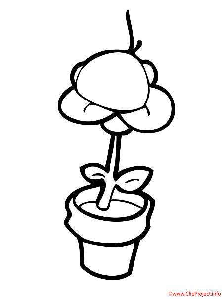 Flower printable coloring page