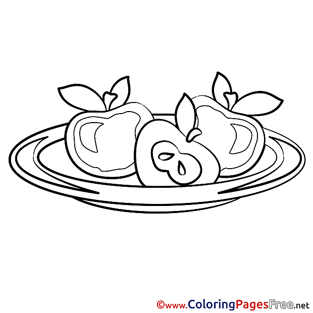 Apples Coloring Sheets download free