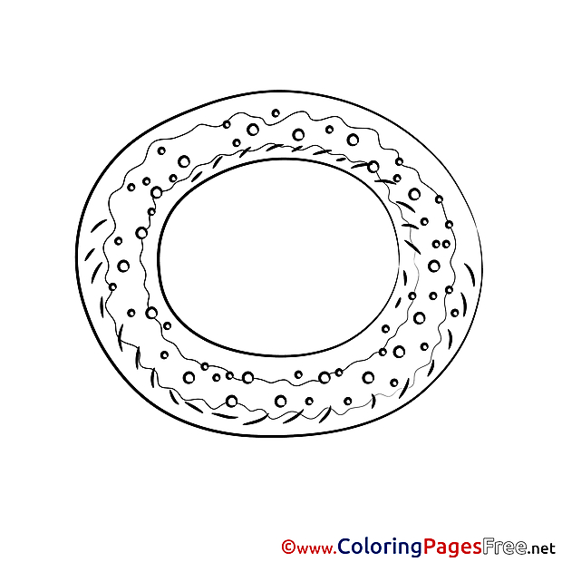 Bagel Coloring Sheets download free