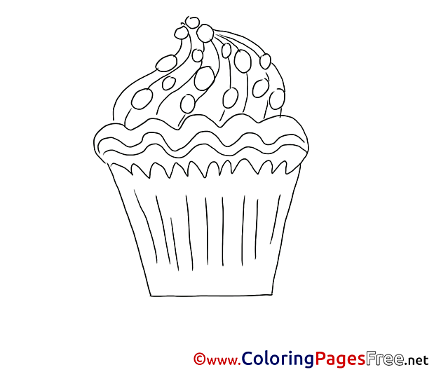 Cake Coloring Sheets download free