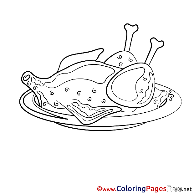 Chicken download Coloring Pages