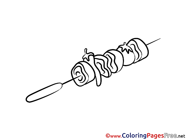 Kebab Kids download Coloring Pages