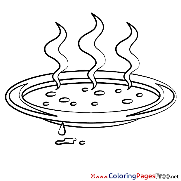 Soup free printable Coloring Sheets