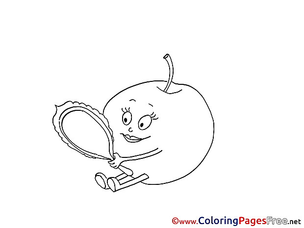 Download printable Mirror Orange Coloring Pages