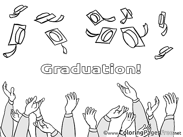 Baccalaureate Colouring Sheet download Graduation
