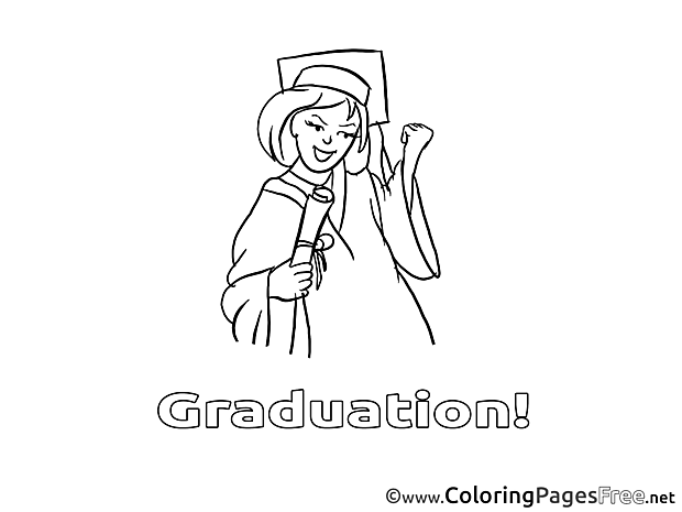 Bachelor Coloring Pages Graduation