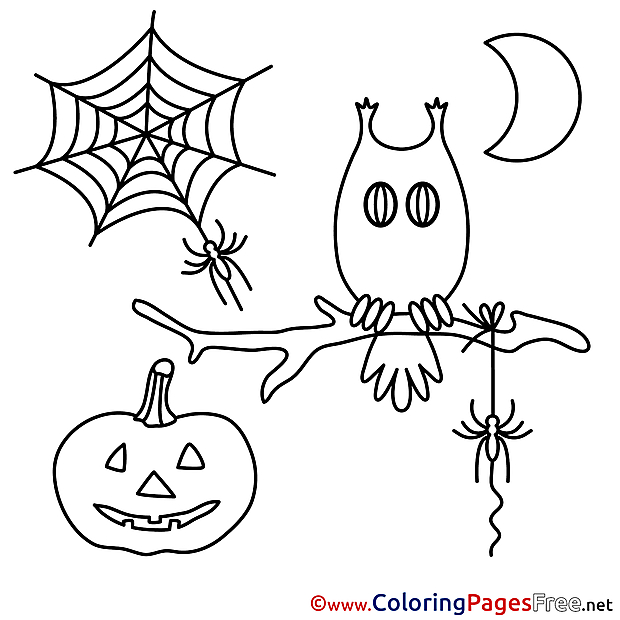 Illustration download Halloween Coloring Pages