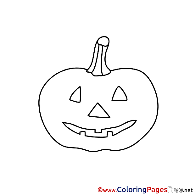 Printable Pumpkin Halloween Coloring Sheets