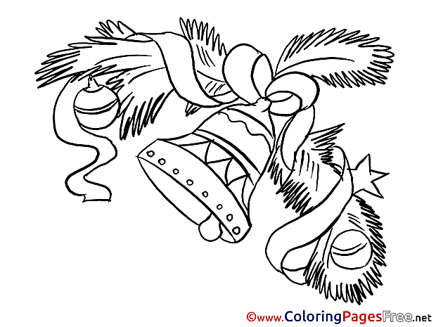 Bell Kids New Year Coloring Pages