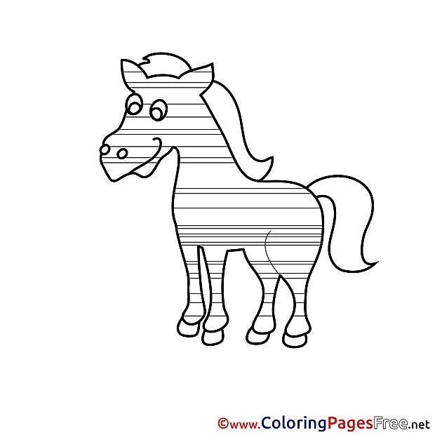 Coloring Pages Horse for free