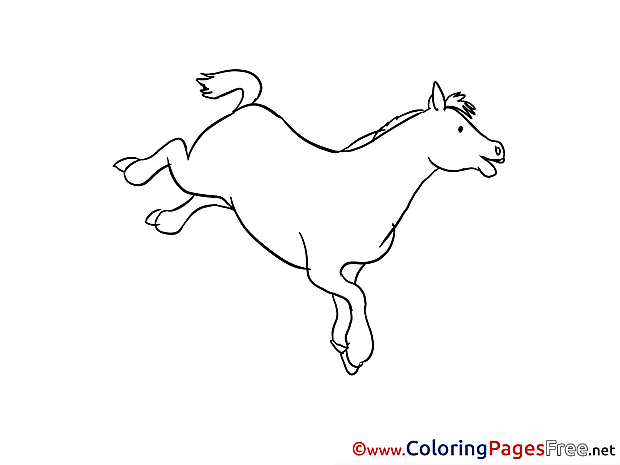 Image Horse Coloring Sheets download free