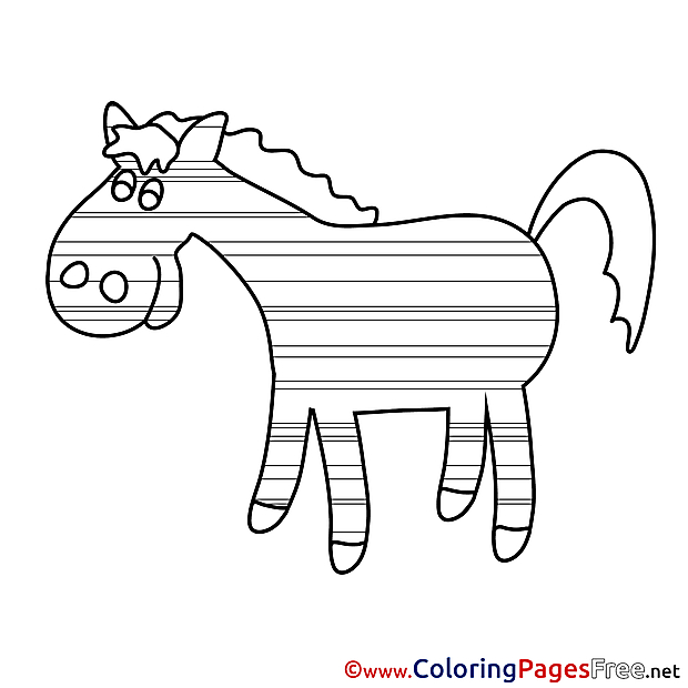 Printable Coloring Sheets Horse download