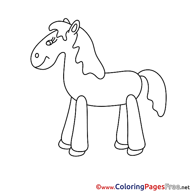 Printable Horse Coloring Pages for free