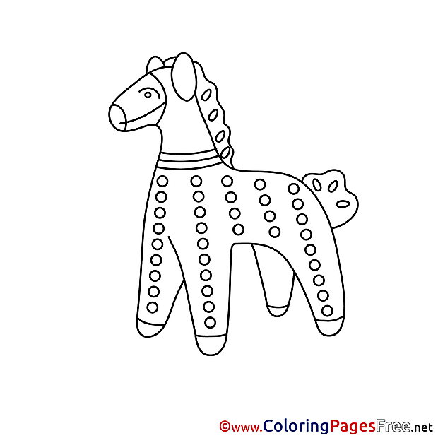 Statuette Horse printable Coloring Sheets download