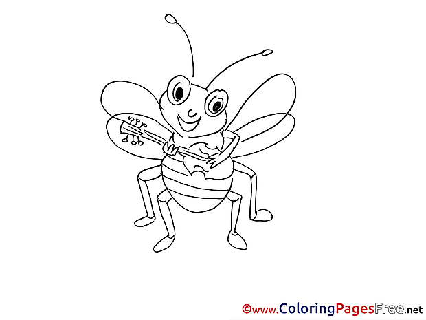 Bug printable Coloring Sheets download