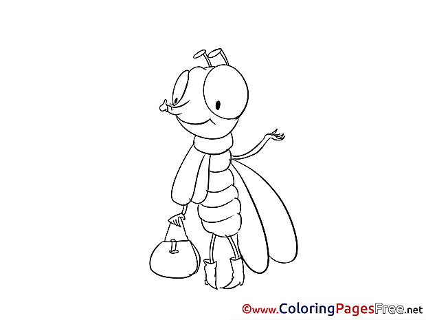 Fly printable Coloring Pages for free