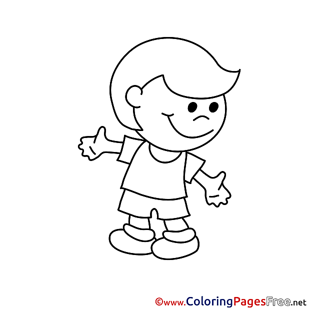 Kid Children Coloring Pages free
