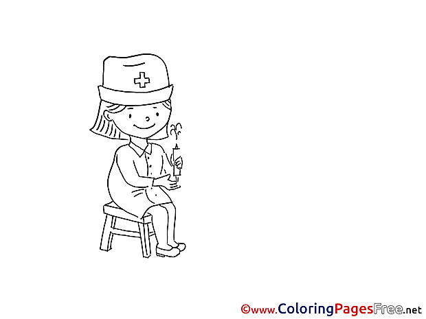 Little Doctor Coloring Sheets download free