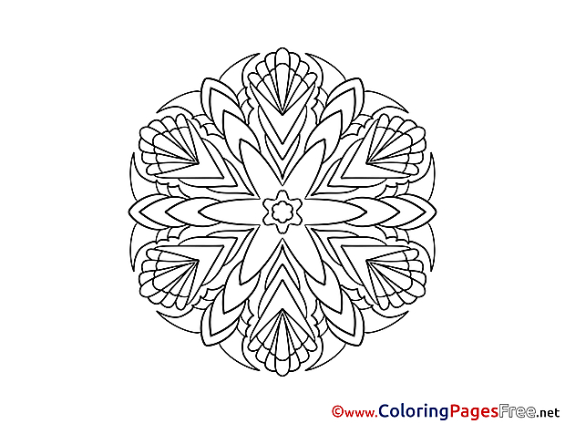 Free Mandala Coloring Sheets