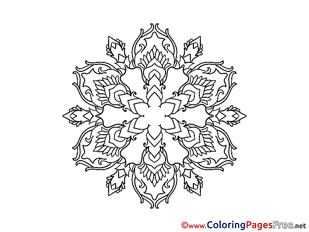 Mandala Coloring Pages download