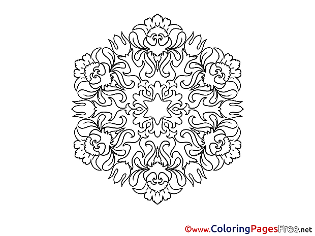 Mandala Coloring Pages free