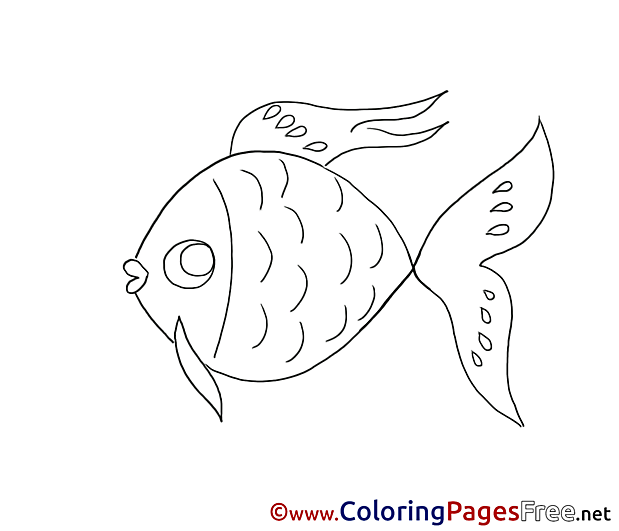 Fish Coloring Pages for free