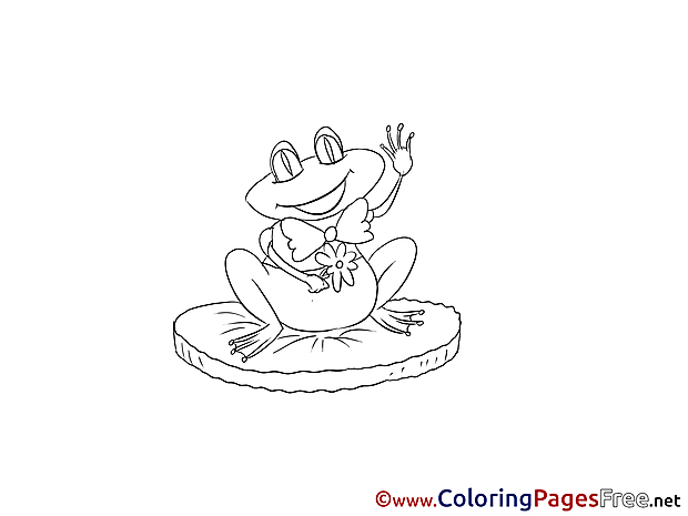 Frog Coloring Sheets download free