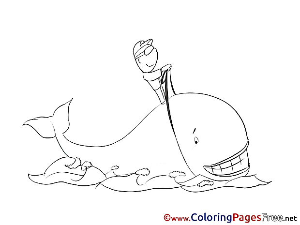 Whale Kids download Coloring Pages