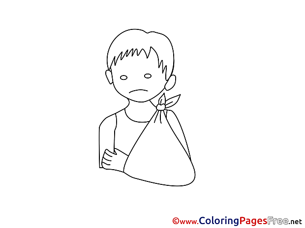 Bandage Coloring Sheets download free