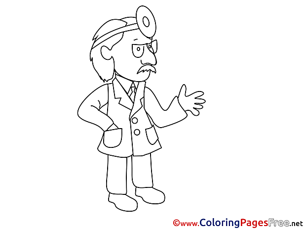 Doctor Coloring Pages for free