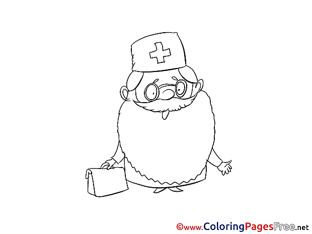 Doctor for Children free Coloring Pages