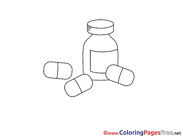 Drugs Kids free Coloring Page
