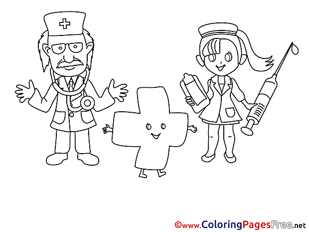 Medicine Coloring Pages for free