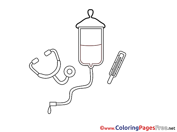 Medicine Kids download Coloring Pages